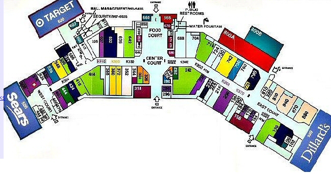 Illinois Star Centre Mall map