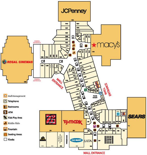 Southland Mall - Miami map