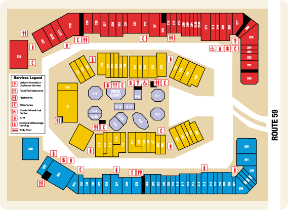 Tanger Outlets of Foley map