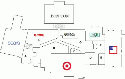 Aviation Mall map