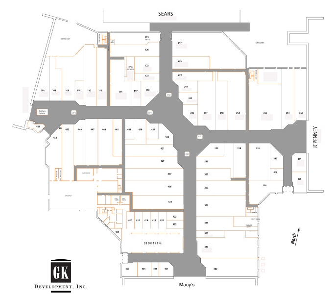 Columbia Mall map