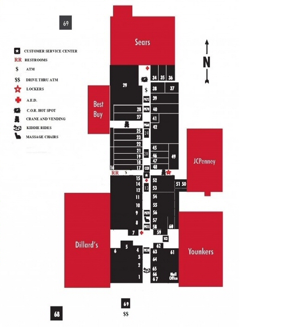 Conestoga Mall map