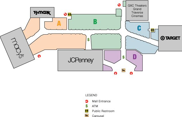 Grand Traverse Mall map