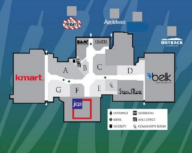 Inlet Square Mall map