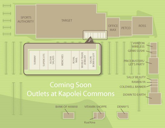 Kapolei Commons map