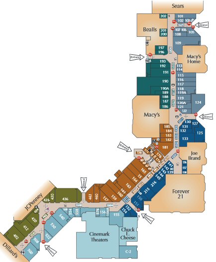 Mall del Norte map