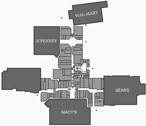 Manassas Mall map