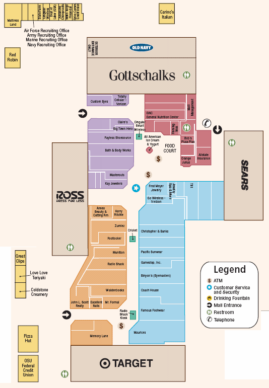Heritage Mall map