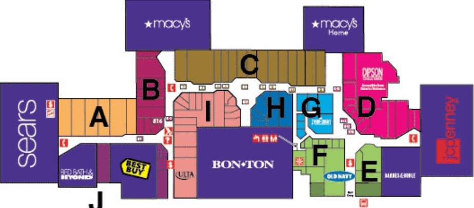 McKinley Mall map