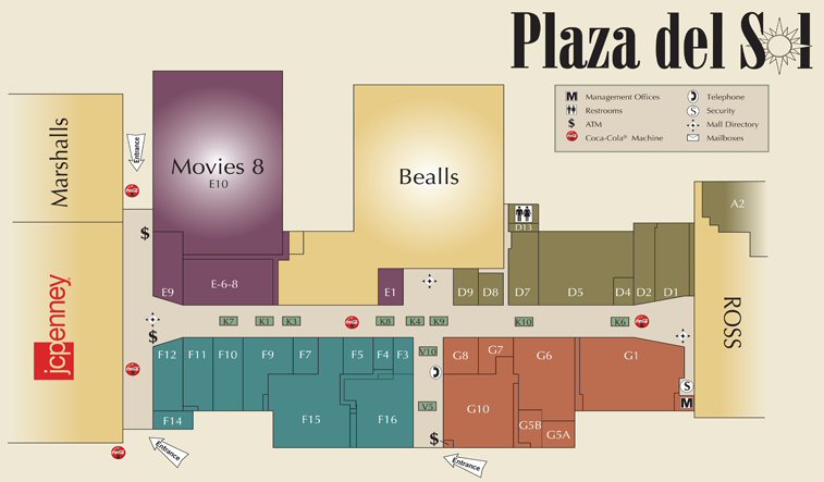 Plaza Del Sol map