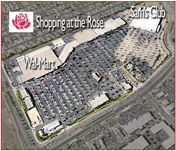 Shopping At The Rose map