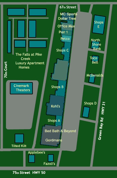 Southport Plaza map