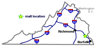 Williamsburg Premium Outlets, Williamsburg, VA