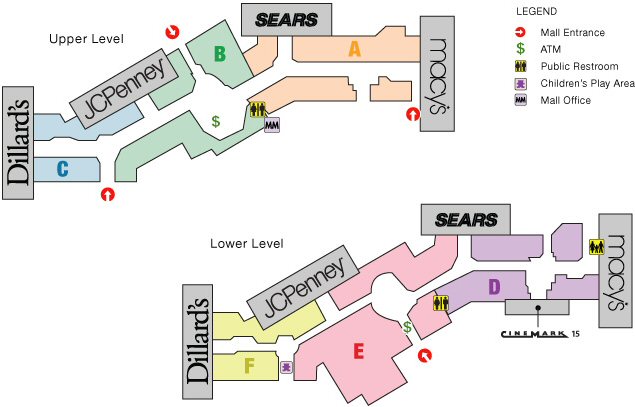Music City Mall map