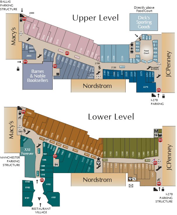 West County Center Map West County Center in St. Louis, MO