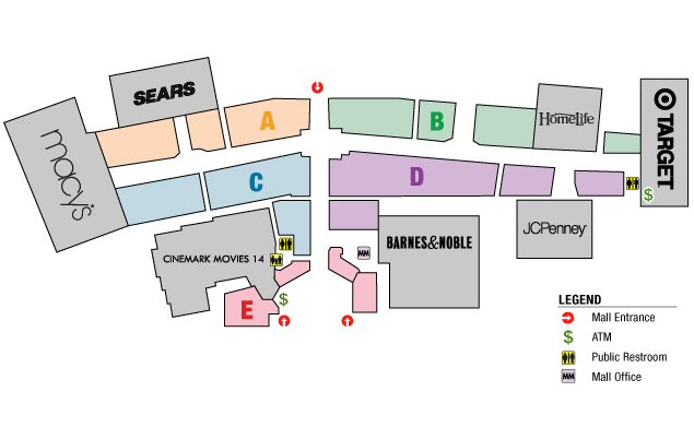 West Valley Mall map