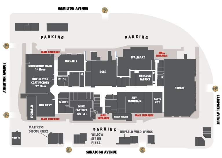 Westgate Center map