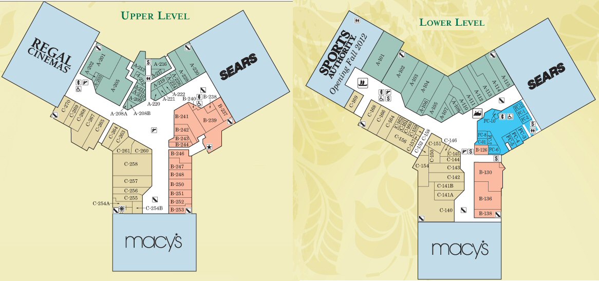 Windward Mall map